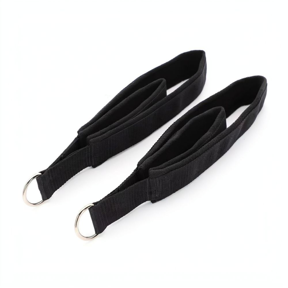 D Ring Strap - สายรัดข้อเท้าและข้อมือสำหรับออกกำลังกาย ใช้กับพิลาทิส โยคะ สายรัดแบบห่วงคู่ พร้อมตัวเชื่อมต่อรูปตัว D