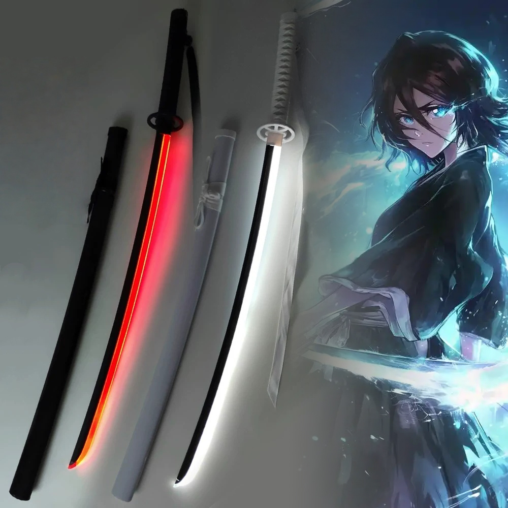 Cosplay Prop Dagger - ดาบคาตานะเรืองแสงขนาด 40 นิ้ว ดาบไลท์เซเบอร์ LED อนิเมะ