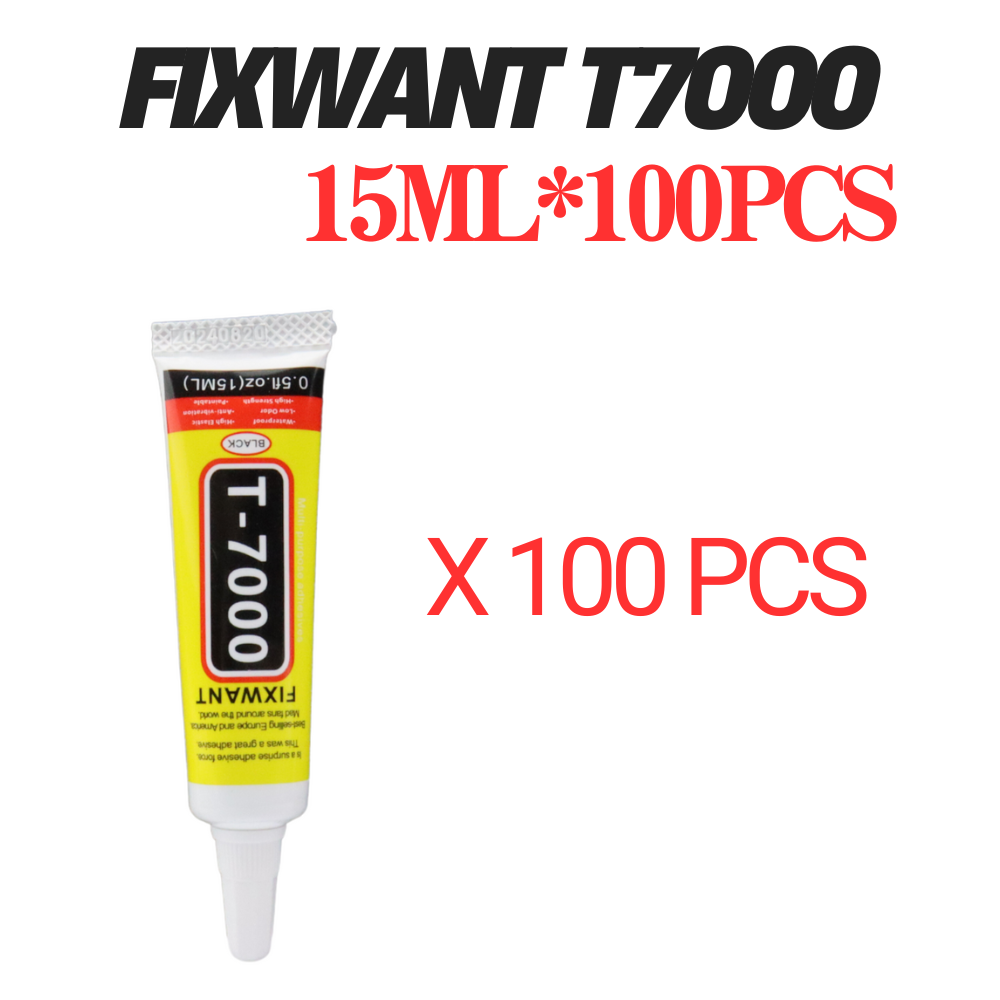 100PCS 15ML T-7000 สีดํา Conta - Contact Cement Glue บทวิจารณ์และราคา