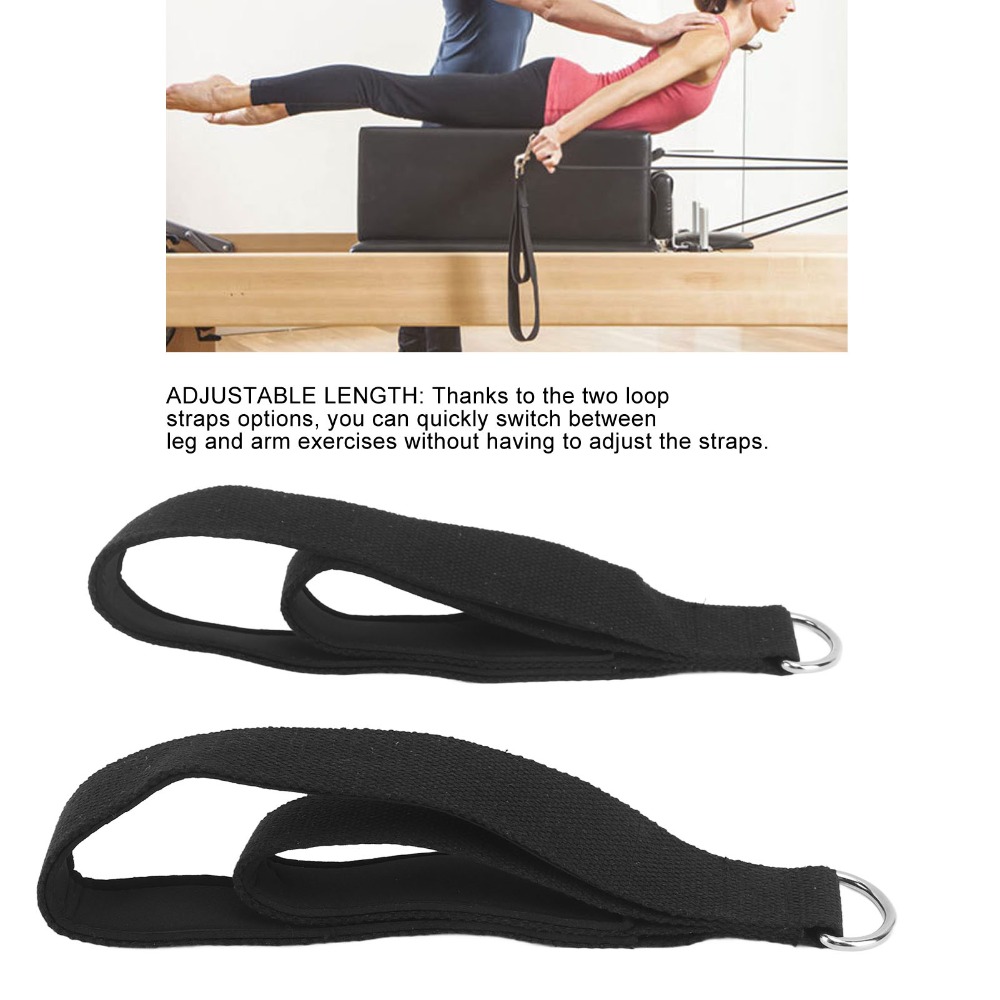 2 ชิ้น สายรัดพิลาทิสแบบห่วงคู่ - D Ring Strap บทวิจารณ์และราคา